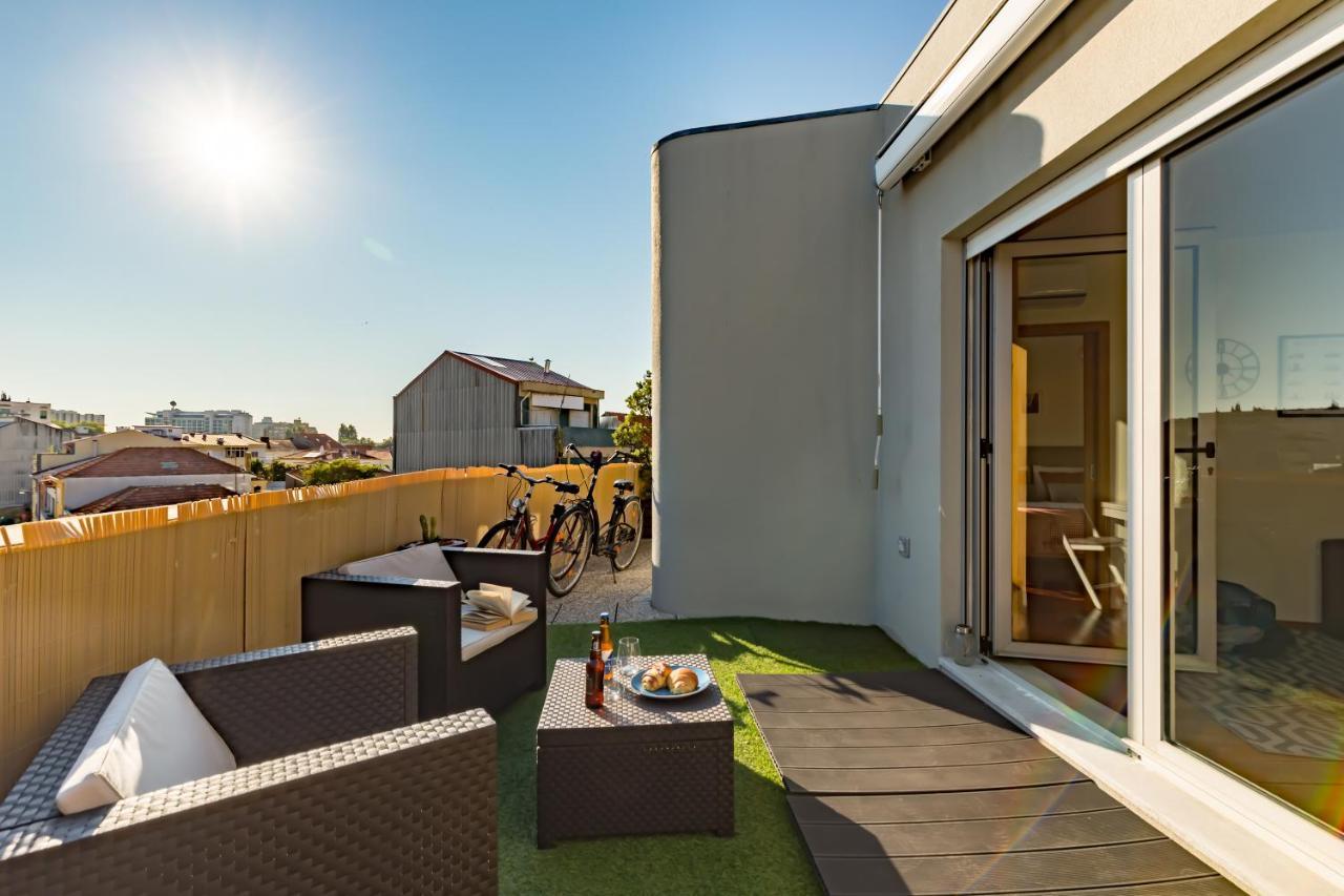 Music Relaxing Apt With Bikes, Terrace & Parking Porto Eksteriør billede